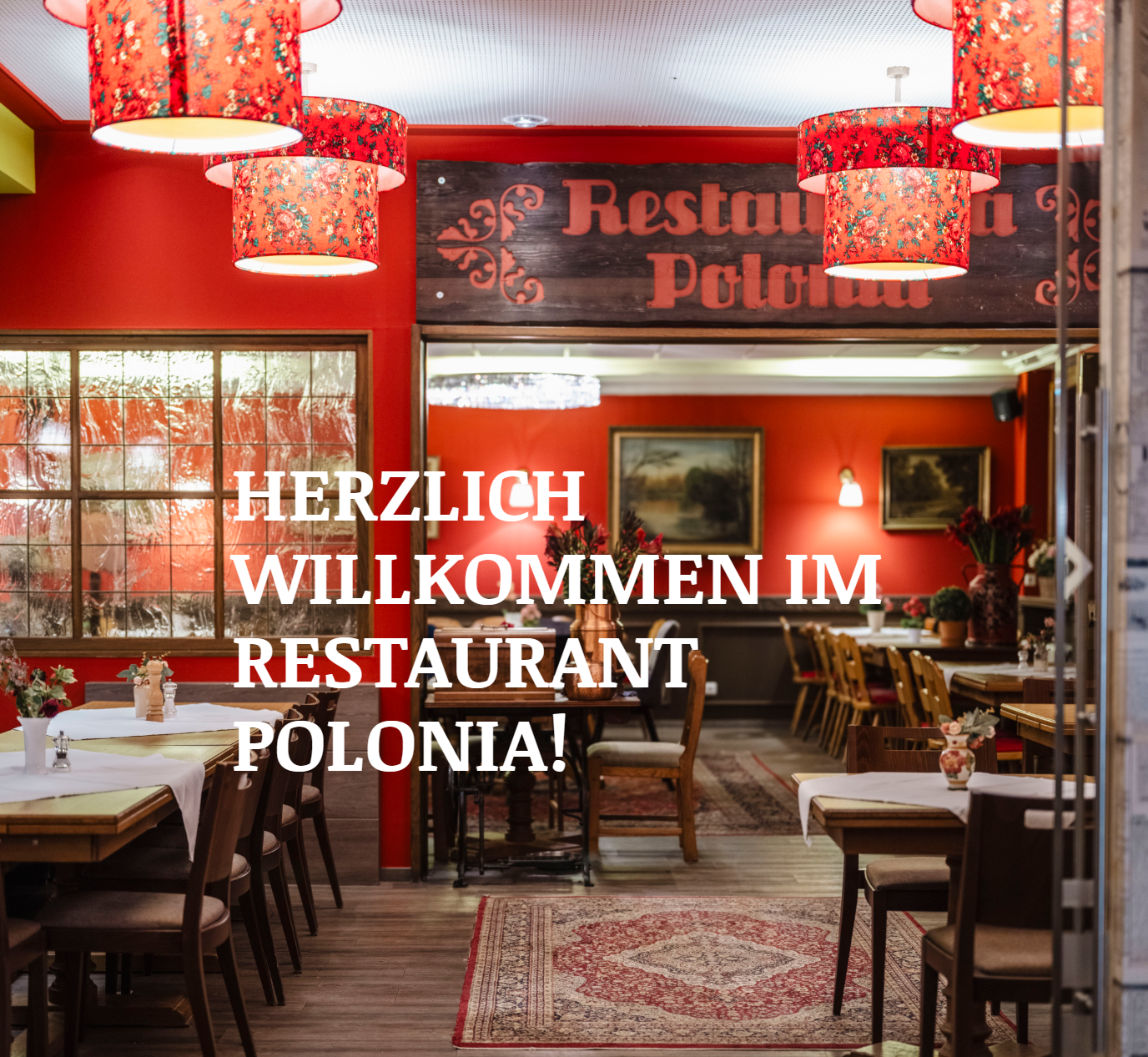 Herzlich willkommen im Restaurant Polonia
